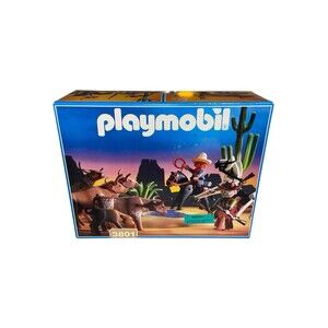 Vintage Playmobil 3801 Watering Hole 1994 Western Set- Sealed